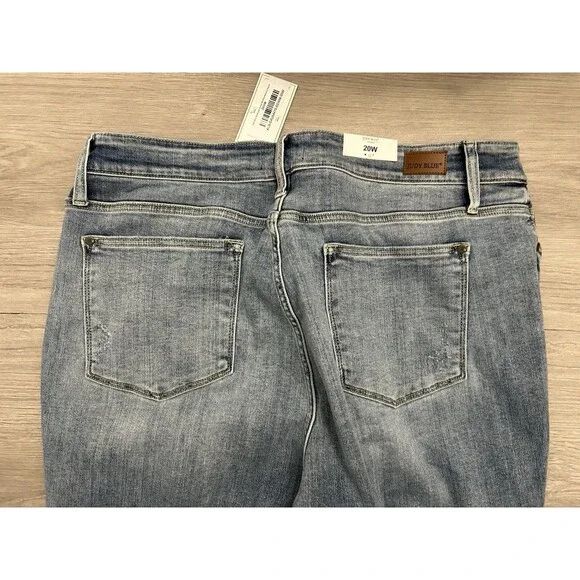 Judy Blue Mid Waist Boot Cut American Honey  Womens Med Blue Jeans 20W NWT new - Picture 9 of 10